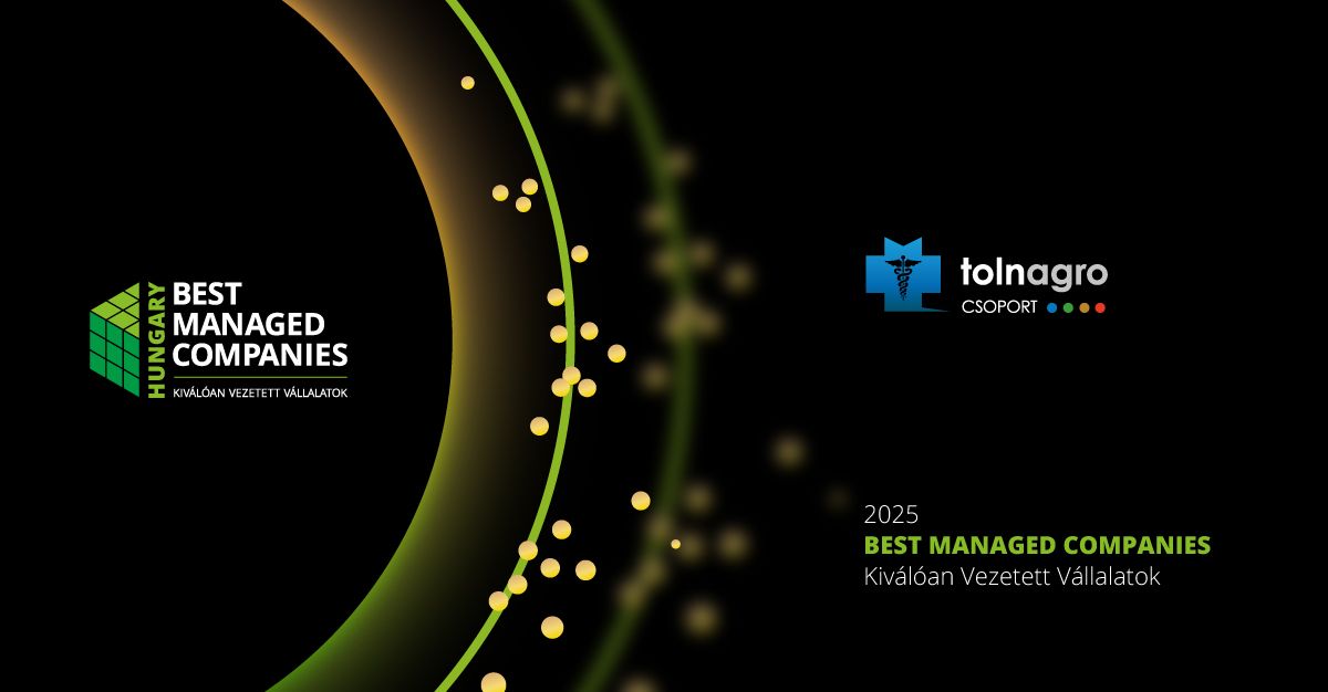 A Tolnagro Csoport "Best Managed Companies" elismerésben részesült!